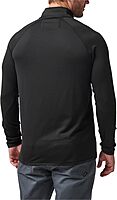 5.11 Tactical Men's Stratos Full Zip Jacket - High-Performance, Chin Guard - One Size Black