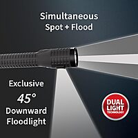 NIGHTSTICK NSR-9924X Polymer Dual-Light Rechargeable Flashlight