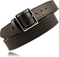 BOSTON LEATHER Fully Lined Leather Garrison/Duty Belt 1 3/4