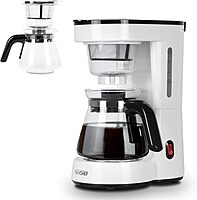 Commercial Chef Drip Coffee Maker with Pour Over Filter, 5 Cup, 0.75L Water Tank, Brews in 6 Minutes