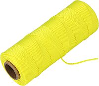 Goldblatt Mason Line, 500 Feet #18 Braided Nylon String Line, Nylon Twine for Gardening or Masonry Tools
