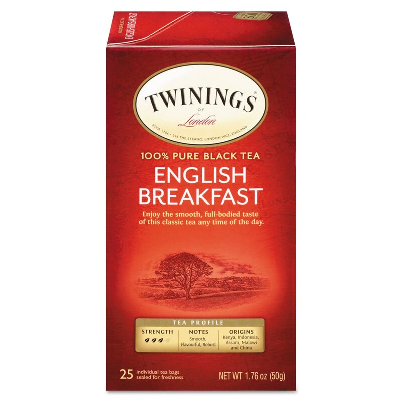 Twinings English Breakfast Tea, 25 Count (Pack of 1)
