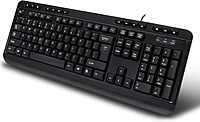Adesso AKB-132HB Multimedia Desktop Keyboard With 3-Port USB Hub