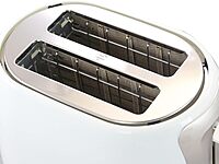 BETTER CHEF 2-Slice Wide-Slot Cool-Touch Toaster with Reheat & Defrost and Stainless-Steel Accents
