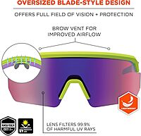 Ergodyne Skullerz AEGIR Polarized Fog-Off+ Safety Glasses