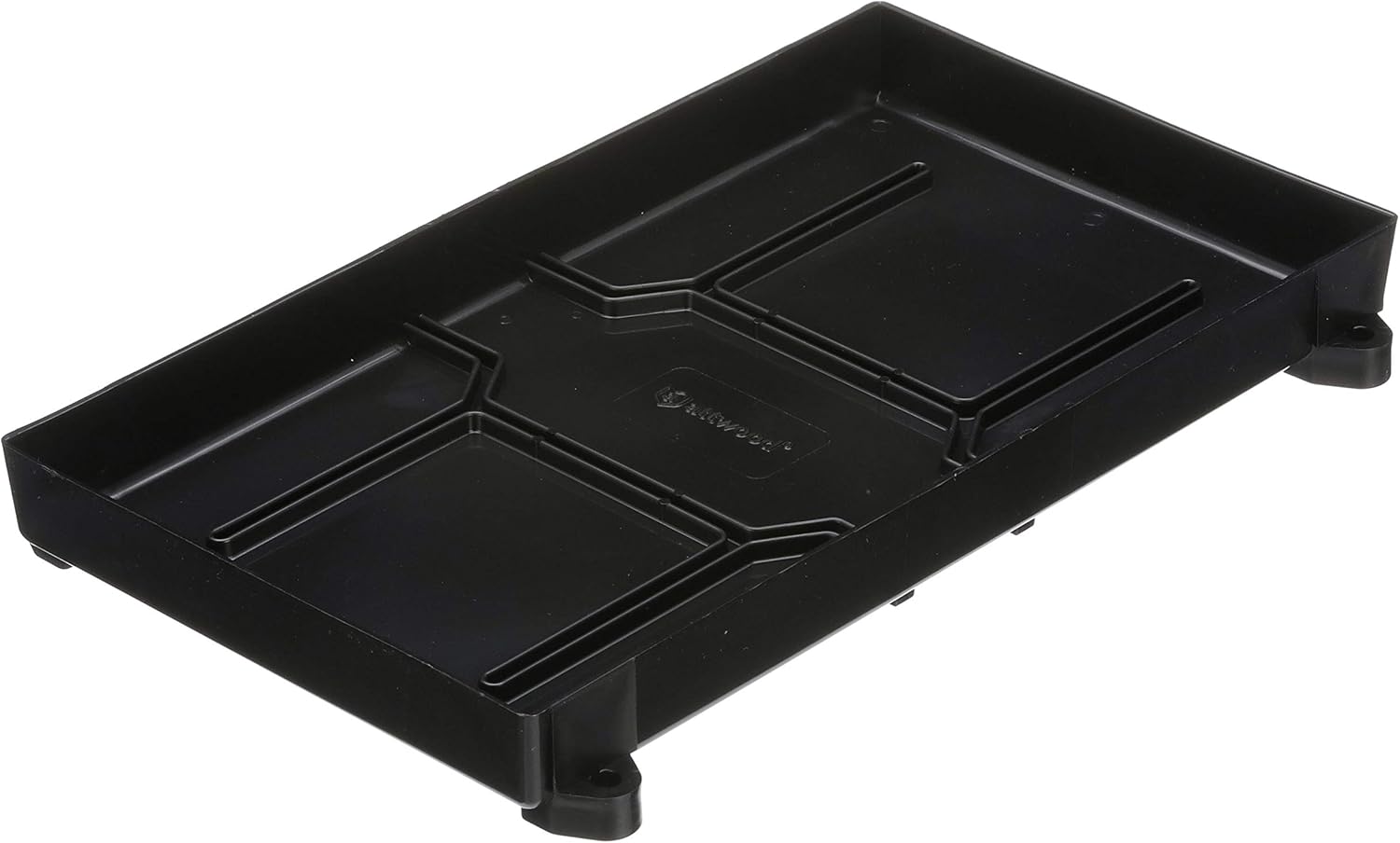 Attwood 9093-5 Battery Tray With Strap, 27/27M Series Battery, 12 3/8-Inches L x 7 1/8-Inches W, For Up to 10 1/2 Inches Tall