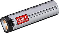 Streamlight 22111 SL-B50 Protected Lithium-Ion USB-C Rechargeable Battery with Integrated Charge Port, 1-Pack