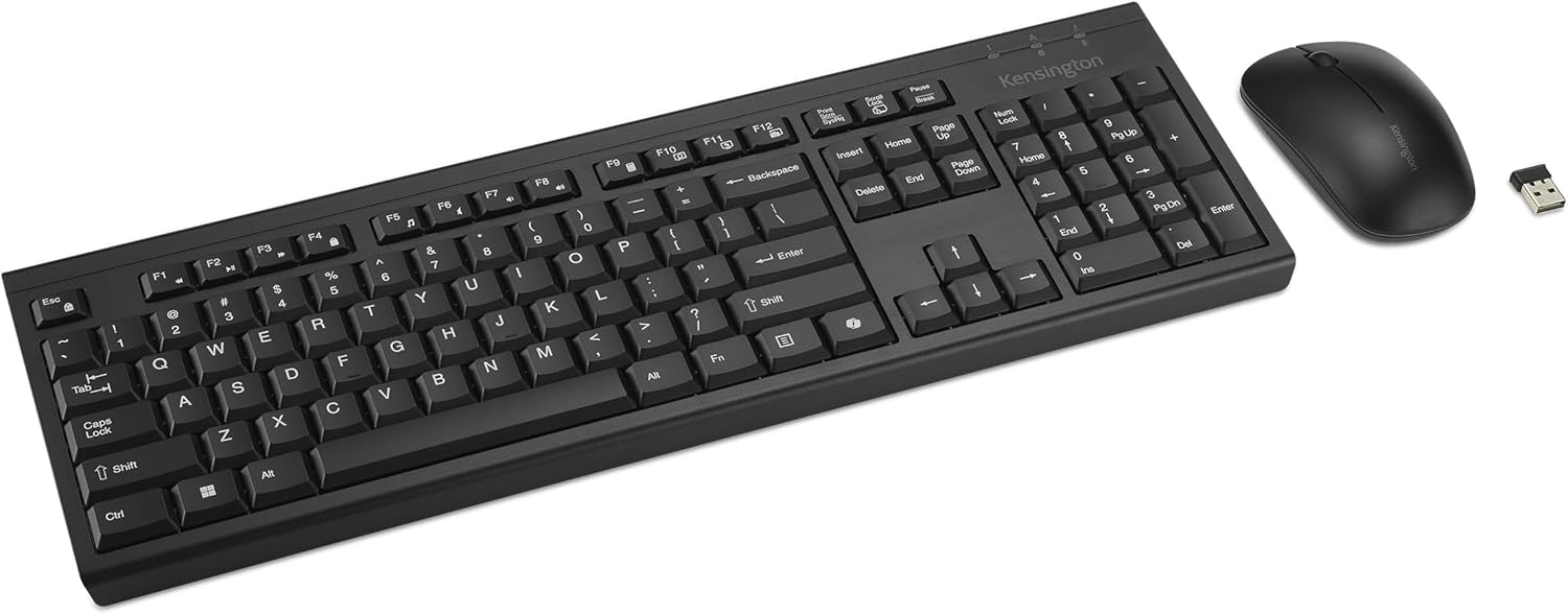 Kensington KM270 EQ Rechargeable Bluetooth Keyboard & Mouse Desktop Set