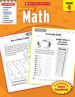 Scholastic Success With Math: Grade 4 Workbook