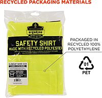 ERGODYNE GloWear 8289-ECO Recycled Hi-Vis T-Shirt Type R Class 2