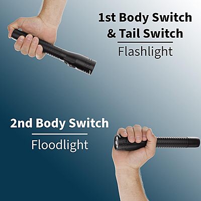 Nightstick NSR-9944XL Flashlight, Duty/Personal-Size, Black