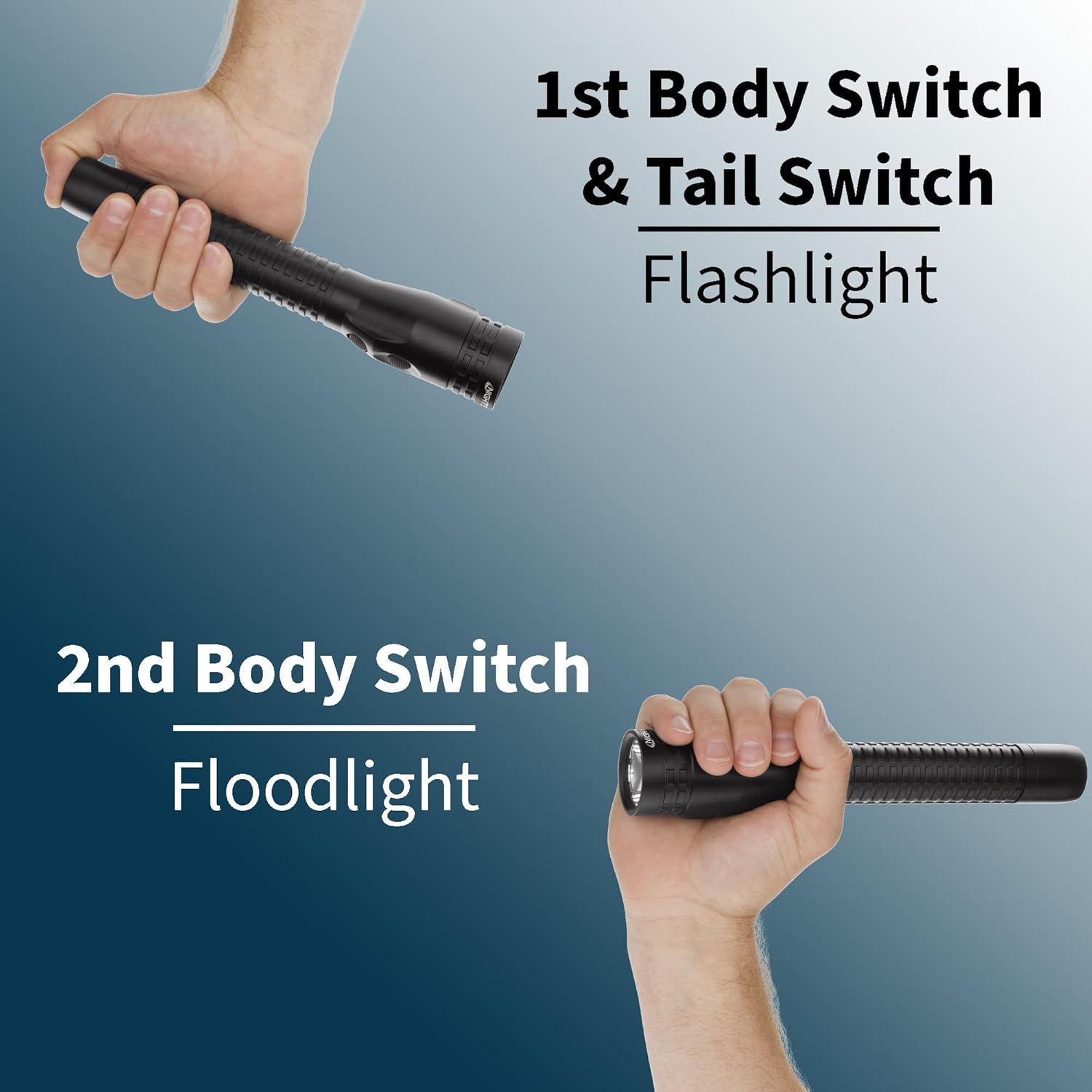 Nightstick NSR-9944XL Flashlight, Duty/Personal-Size, Black