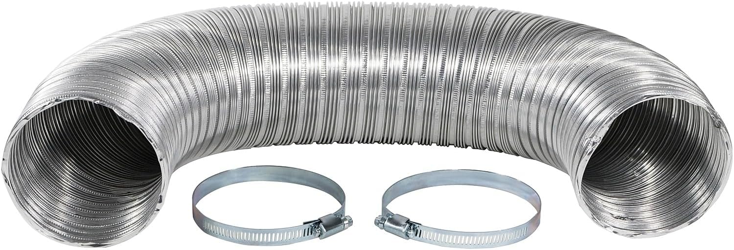 Certified Appliance Accessories CERT77004 Electric Dryer Duct Kit with 5 Foot Vent Duct and 6 Foot 3-Wire 30 Amp Power Cord