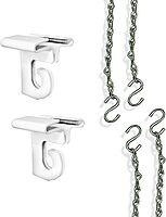 AZAR DISPLAYS Hanging Adjustable Clear Acrylic Cashier Shield Sneeze Guard - Pack of 2