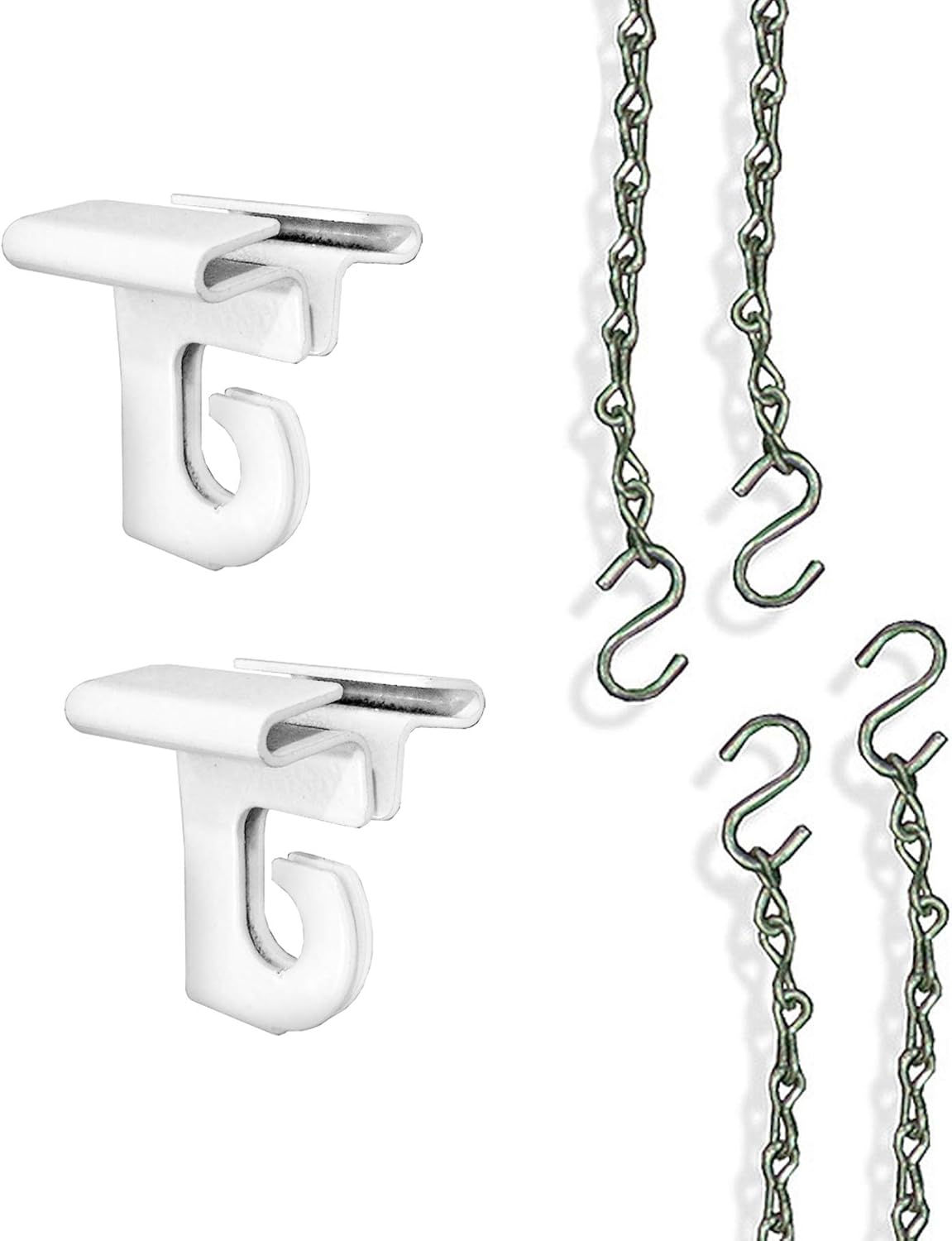 AZAR DISPLAYS Hanging Adjustable Clear Acrylic Cashier Shield Sneeze Guard - Pack of 2