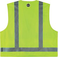 Ergodyne GloWear 8249Z Hi-Vis Surveyor Safety Vest, Solid Front Mesh Back, Type R Class 2