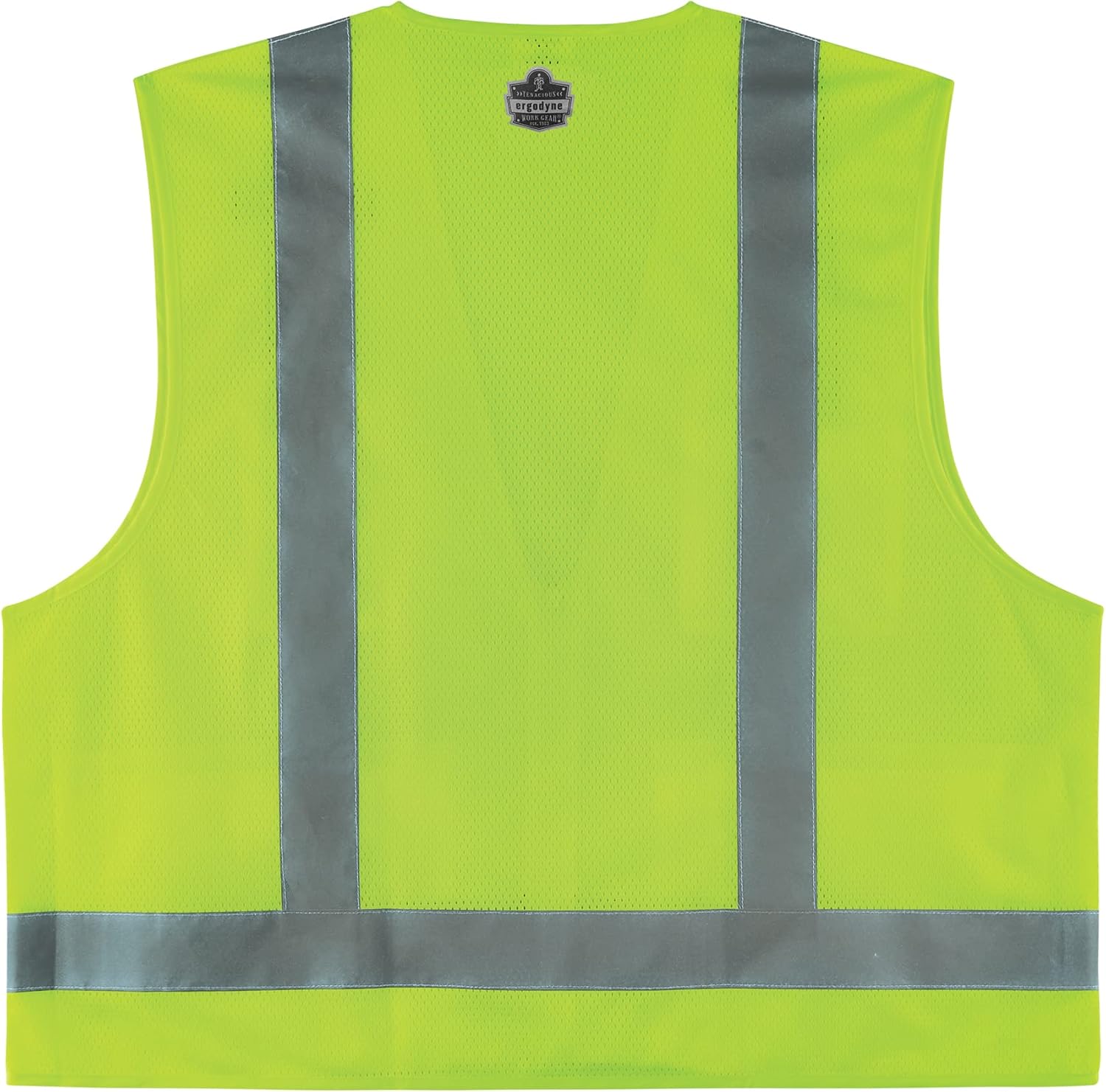 Ergodyne GloWear 8249Z Hi-Vis Surveyor Safety Vest, Solid Front Mesh Back, Type R Class 2