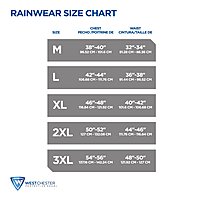 PIP West Chester 4031 Hi-Vis 3-Piece Rain Suit, Polyester
