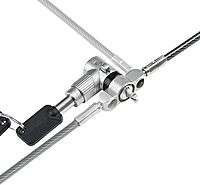 StarTech.com Universal 3-in-1 Laptop Lock 6.6ft (2m) Security Cable
