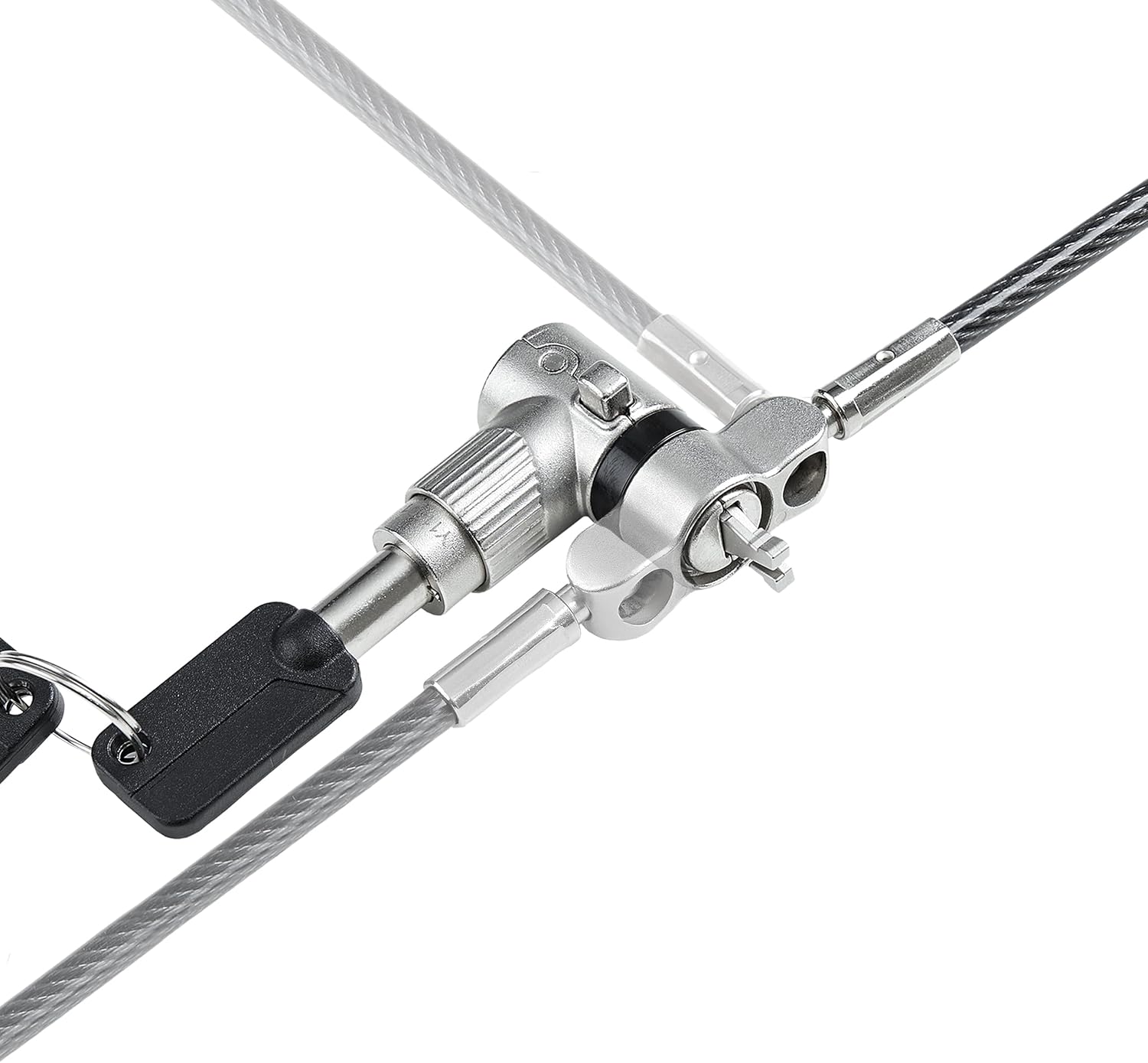 StarTech.com Universal 3-in-1 Laptop Lock 6.6ft (2m) Security Cable