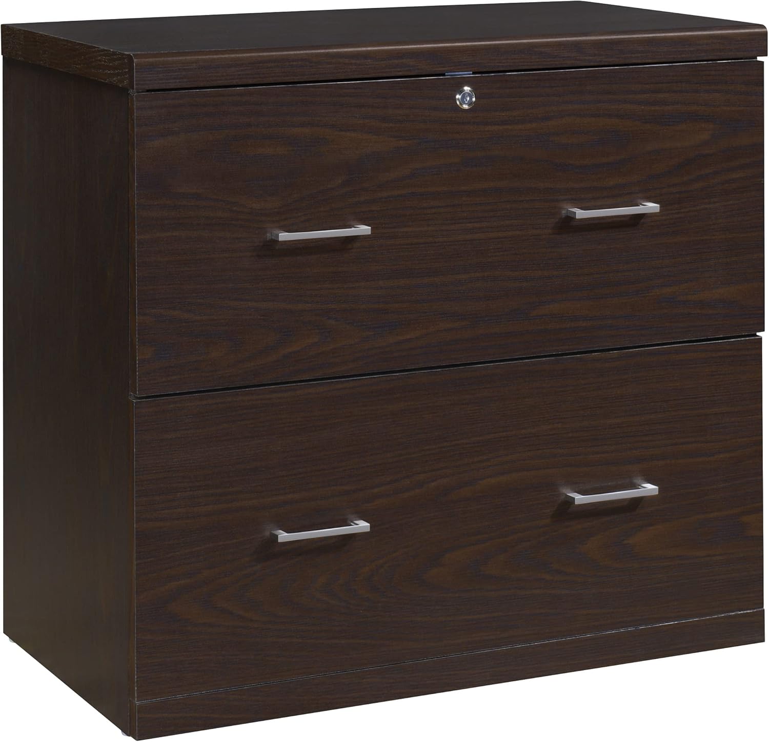 Office Star Alpine 2-Drawer Lateral File Cabinet with Lockdowel Fastening System