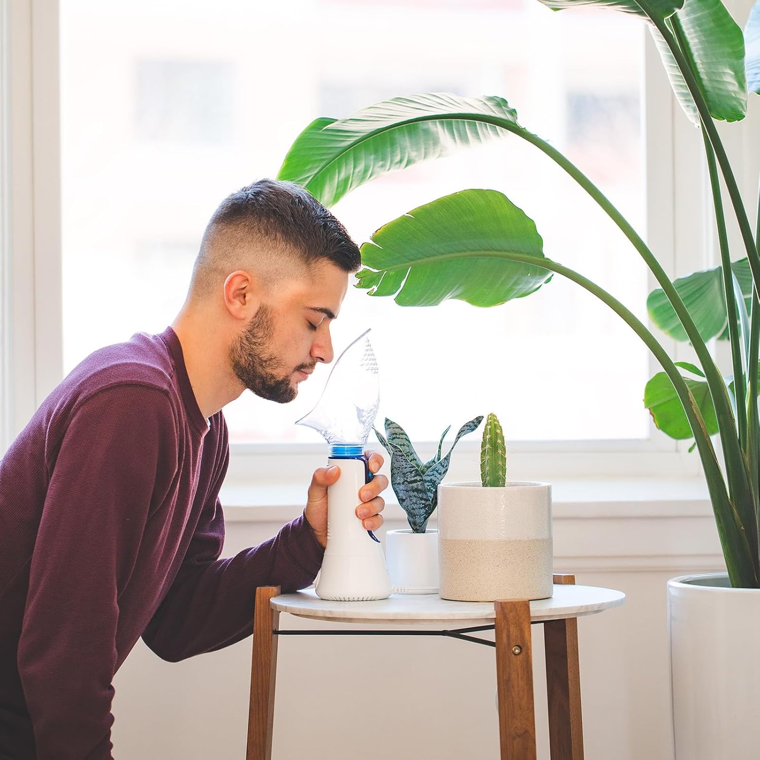 CRANE Personal Steam Inhaler for Sinus, Congestion & Cold Relief