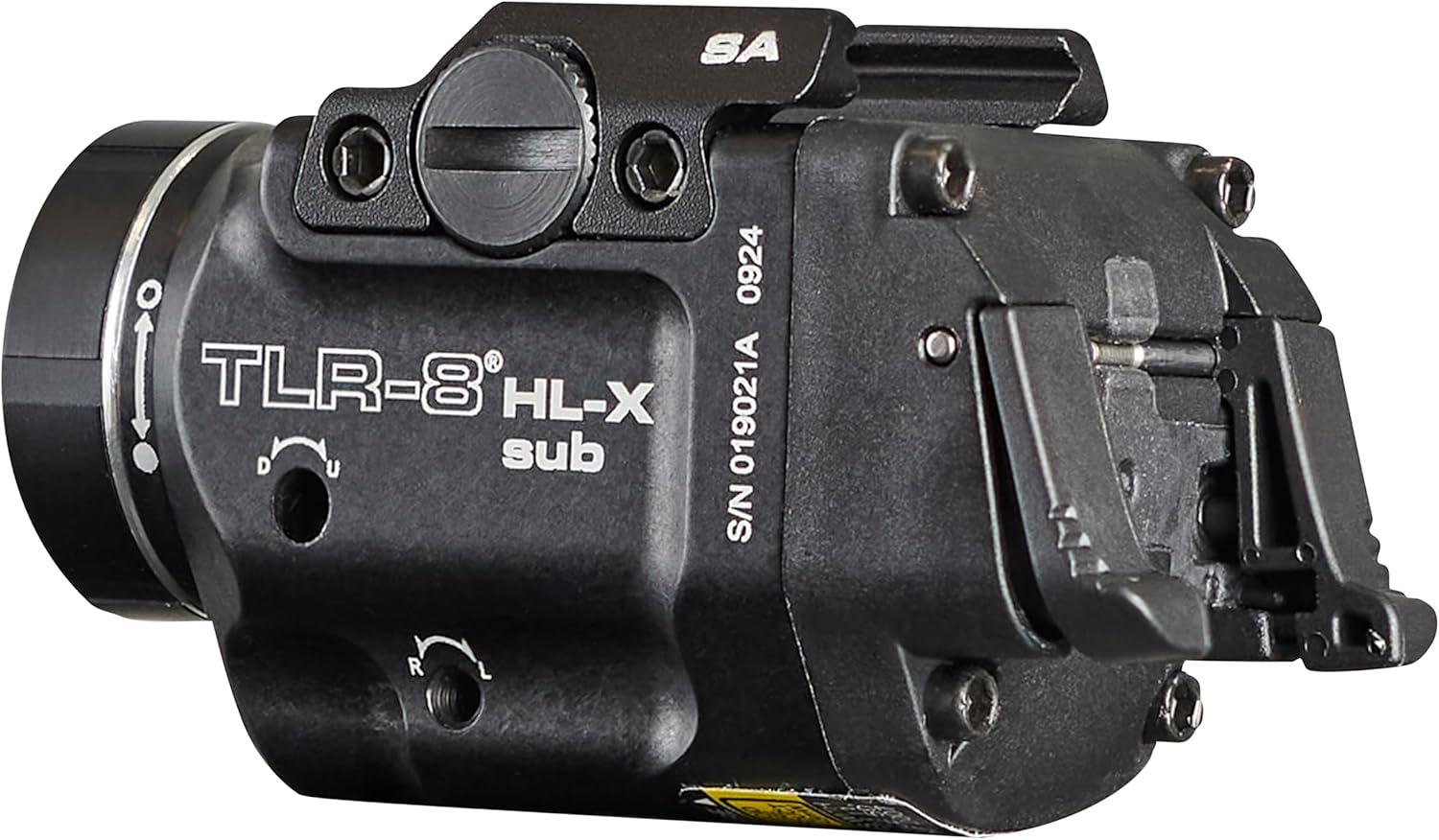 Streamlight 69469 TLR-8 HL-X sub USB 1000-Lumen Weapon Rail-Mounted Rechargeable Tactical Flashlight with Integrated Red