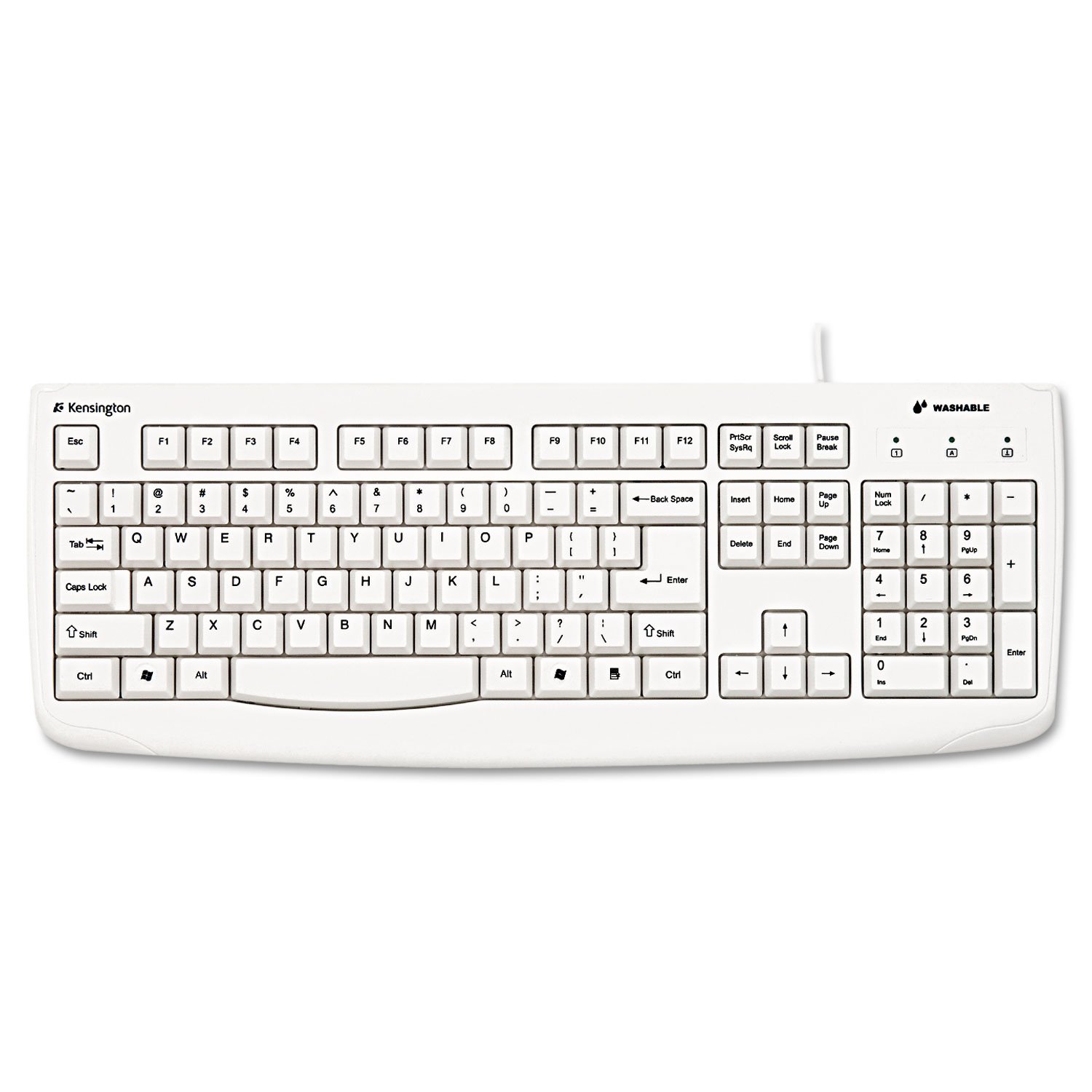 Kensington Pro Fit Washable Wired Keyboard and Mouse