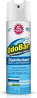 OdoBan Ready-to-Use 360-Degree Continuous Spray Disinfectant & Harsh Aroma Eliminator, Fresh Linen, 14.6 Ounces