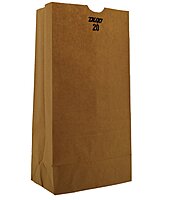 Duro ID# 18420 20# SOS Bag 40# 100% Recycled Natural Kraftm, 500 Piece