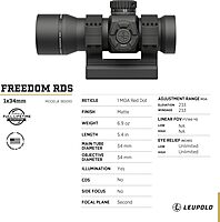 LEUPOLD Freedom RDS Red Dot Sight, 1.0 MOA