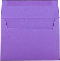 JAM PAPER Colored Envelopes - Recycled 24 lb Gummed Closure