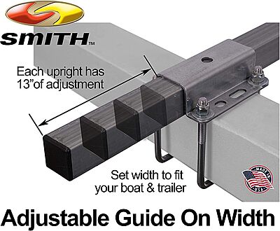 CE Smith - Guide-ON Post with LED Light - Boat Trailer Accessory