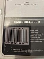 Uncle Mike's Quick Detachable Super Swivels 18302 — Shotgun Swivel Cap Set for Browning BPS & A5 (12 Gauge)