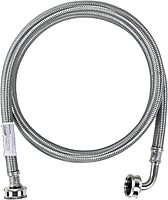 Certified Appliance Accessories Washing Machine Hose with 90 Degree Elbow, Hot or Cold Water Supply Line, 4 Feet