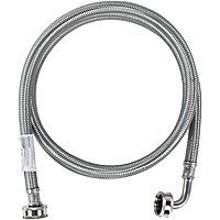 Certified Appliance Accessories Washing Machine Hose with 90 Degree Elbow, Hot or Cold Water Supply Line, 4 Feet