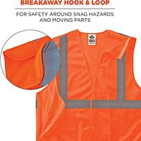 Ergodyne GloWear 8215BA Econo Breakaway Mesh High-Visibility Safety Vest