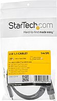 StarTech.com 3.3ft (1m) USB-B to USB-C Cable, USB 10Gbps, Data Cord, USB 3.2 Gen 2, USB-C Data Transfer Cable