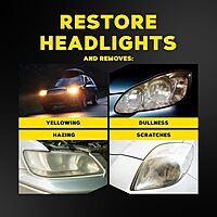 Meguiar's Ultimate Headlight Restoration Kit - The Perfect Headlight Repair Kit to Remove Yellowing and Cloudiness from