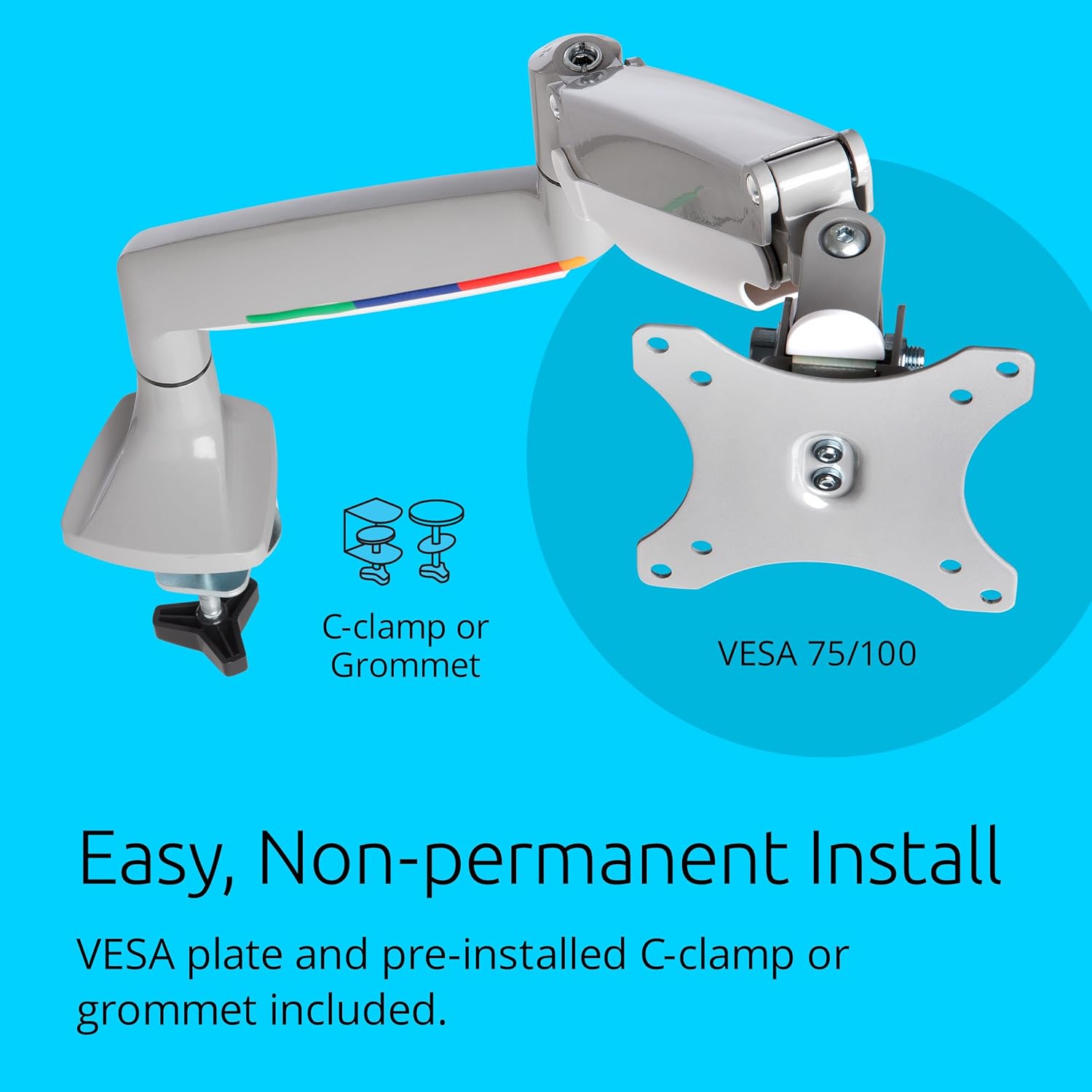 Kensington SmartFit One-Touch Height Adjustable Monitor Arm