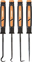 Mayhew Tools 60003 CatsPaw Mini Hook and Pick Set, Chrome-Vanadium, 4-Piece Set