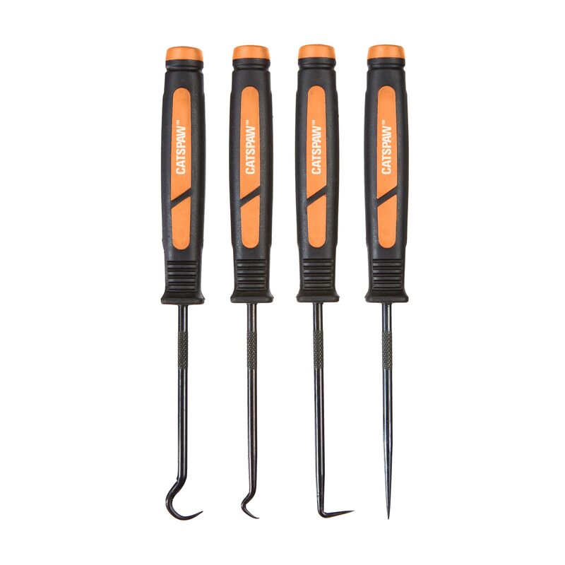 Mayhew Tools 60003 CatsPaw Mini Hook and Pick Set, Chrome-Vanadium, 4-Piece Set