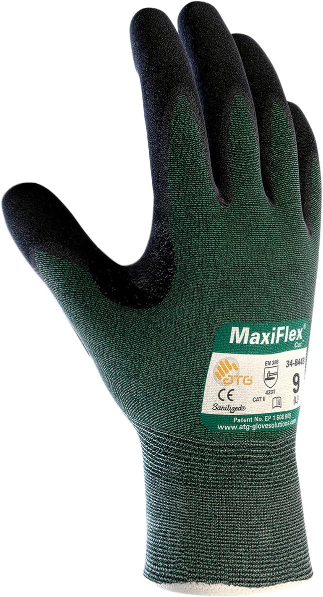 PIP Large MaxiFlex Cut Engineered Yarn Cut Resistant Gloves With Micro-Foam Nitrile Coating