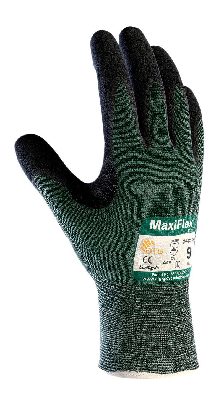 PIP Large MaxiFlex Cut Engineered Yarn Cut Resistant Gloves With Micro-Foam Nitrile Coating