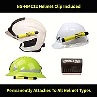 Nightstick XPP-5411GX Intrinsically Safe Penlight w/Helmet Mount - 2 AAA - Green - UL913