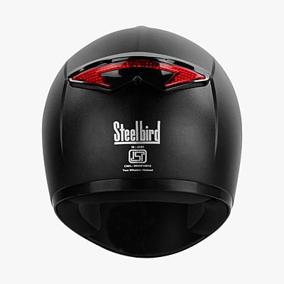 STEELBIRD SBH-34 ROX ISS R DASHING BLACK C/V 580 MM (M)