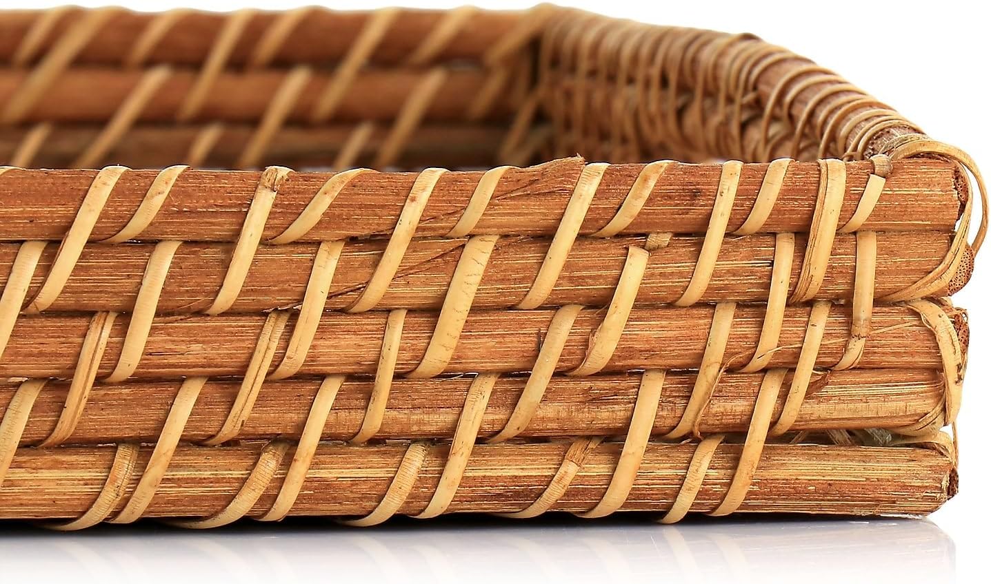 Martha Stewart Rattan Serving Tray (76604.01)