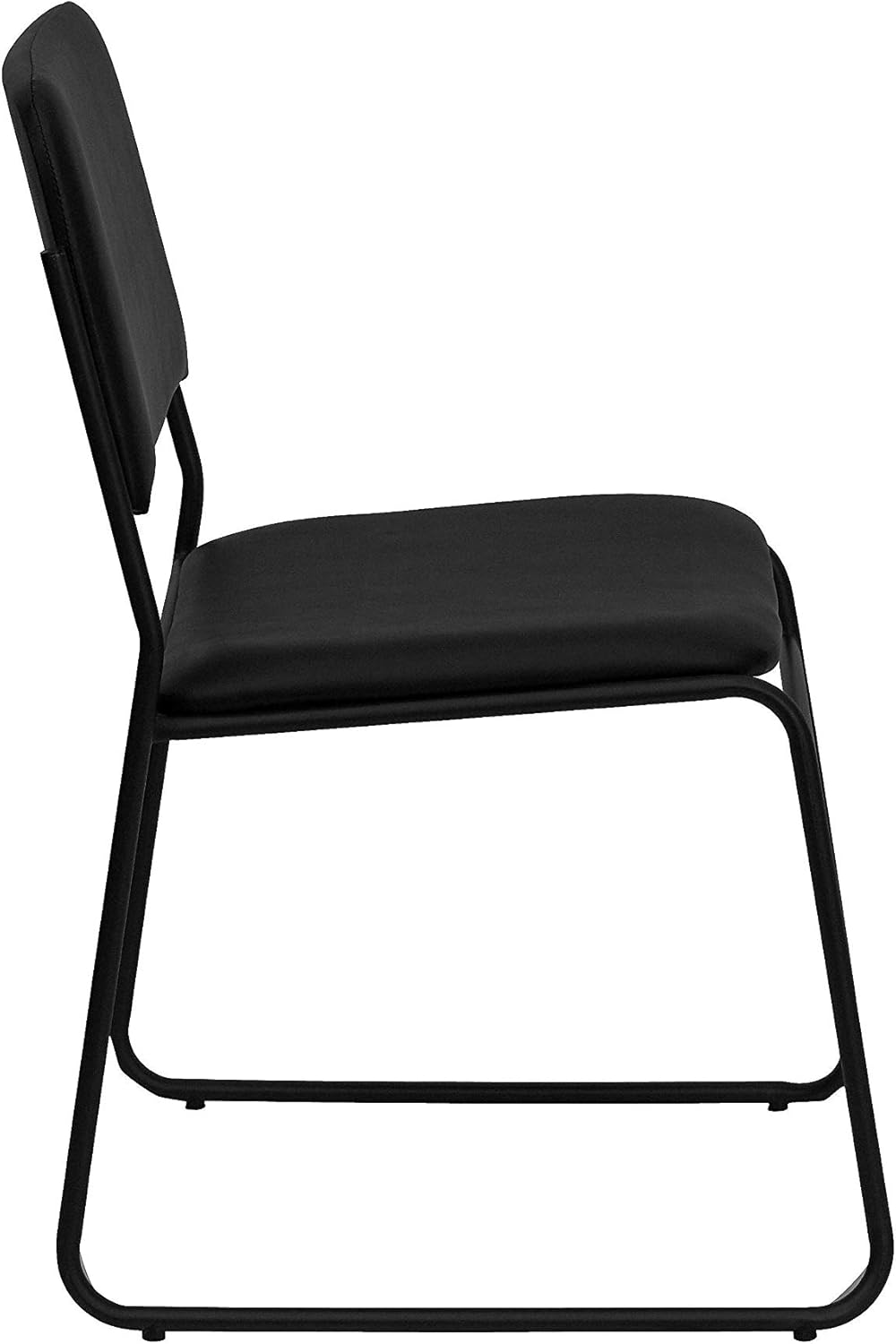 Flash Furniture HERCULES Series 500 lb Capacity High Density Stacking Chair with Sled Base