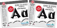 BARKER CREEK 4" Letter Pop-Outs 2 Pack, Black Tie Affair, Jazz Up Your Bulletin Boards with These Colorful Letters