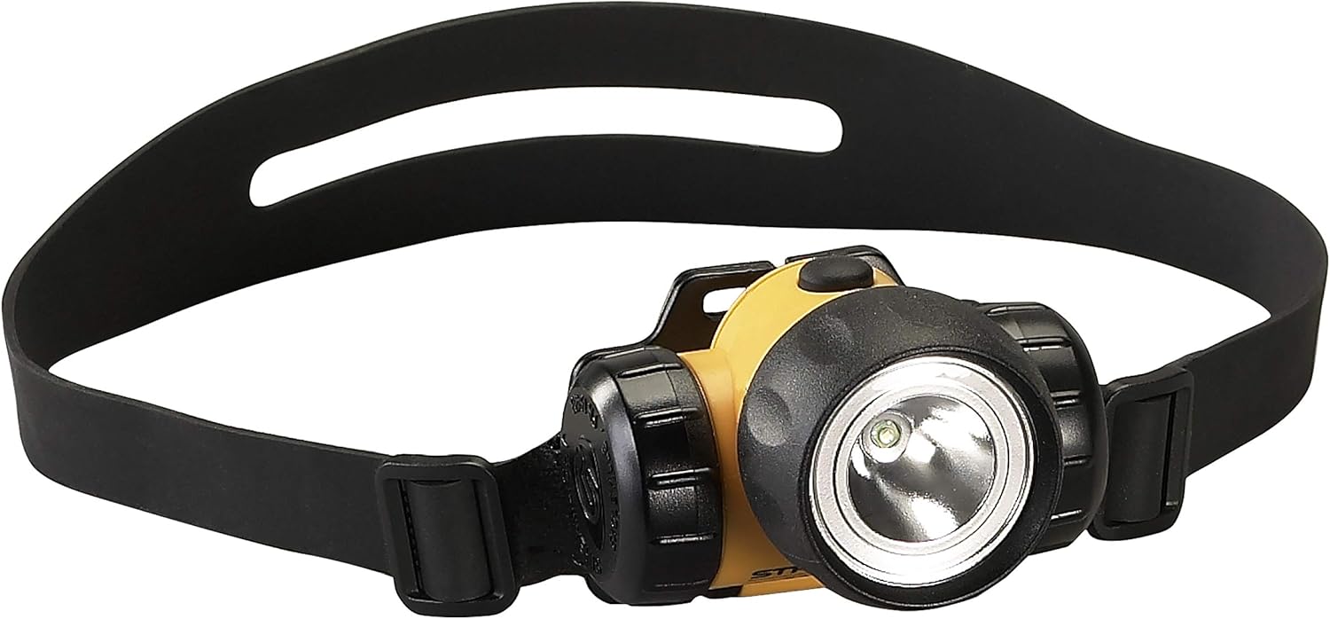 Streamlight 61200 3AA HAZ-LO Headlamp, Yellow - 120 Lumens